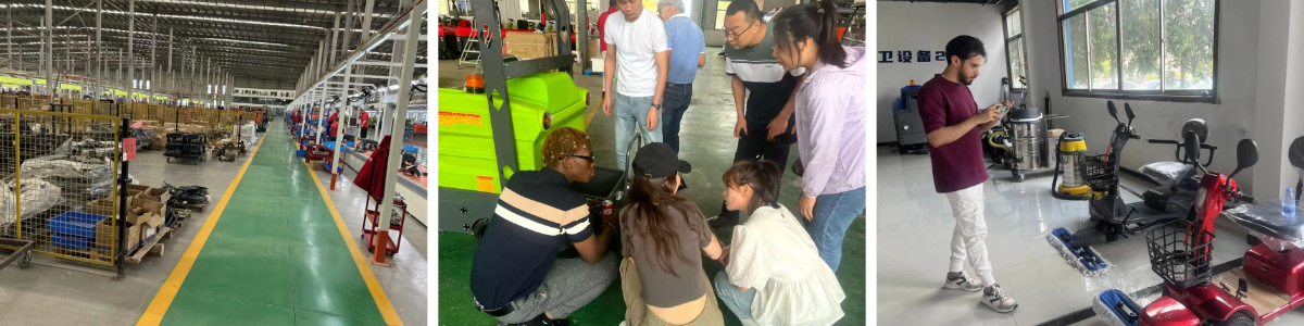 شريك بيروفي طويل الأمد يتفقد ويشحن كاسحات مخصصة يمكن ركوبها في كيرايد