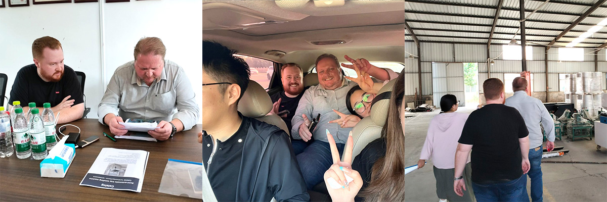 عميل برازيلي يزور مصنع كيريدي للمعدات الثقيلة ويوقع اتفاقية شراء لودر انزلاقي مجنزر