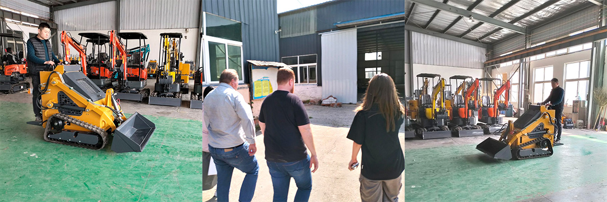 عميل برازيلي يزور مصنع كيريدي للمعدات الثقيلة ويوقع اتفاقية شراء لودر انزلاقي مجنزر