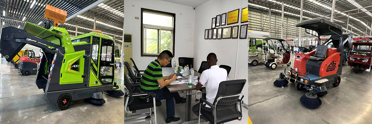 قام العملاء الإيفواريون بزيارة شركة كيرويد لتفقد المكنسة وتوصلوا إلى نية التعاون على الفور