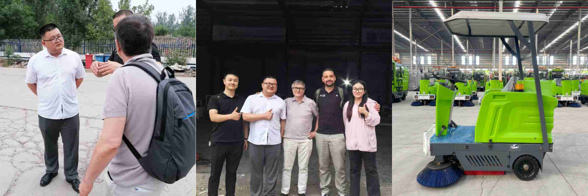 آلة كنس الطرق الكهربائية